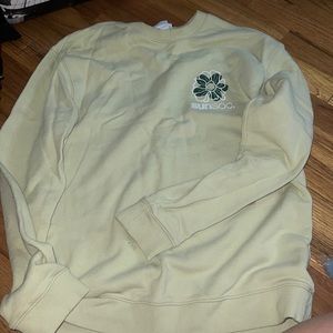 Light green thick sweater h&m